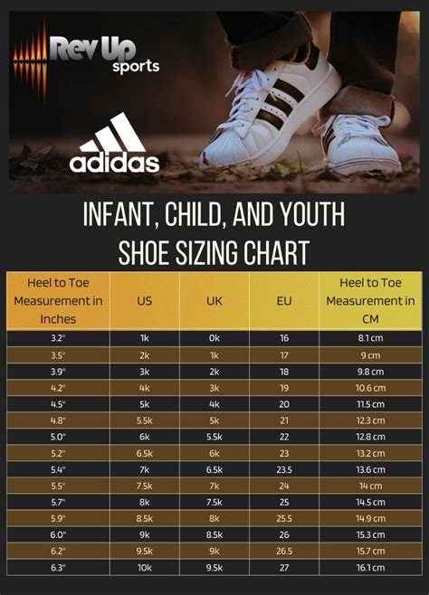 adidas youth sizing